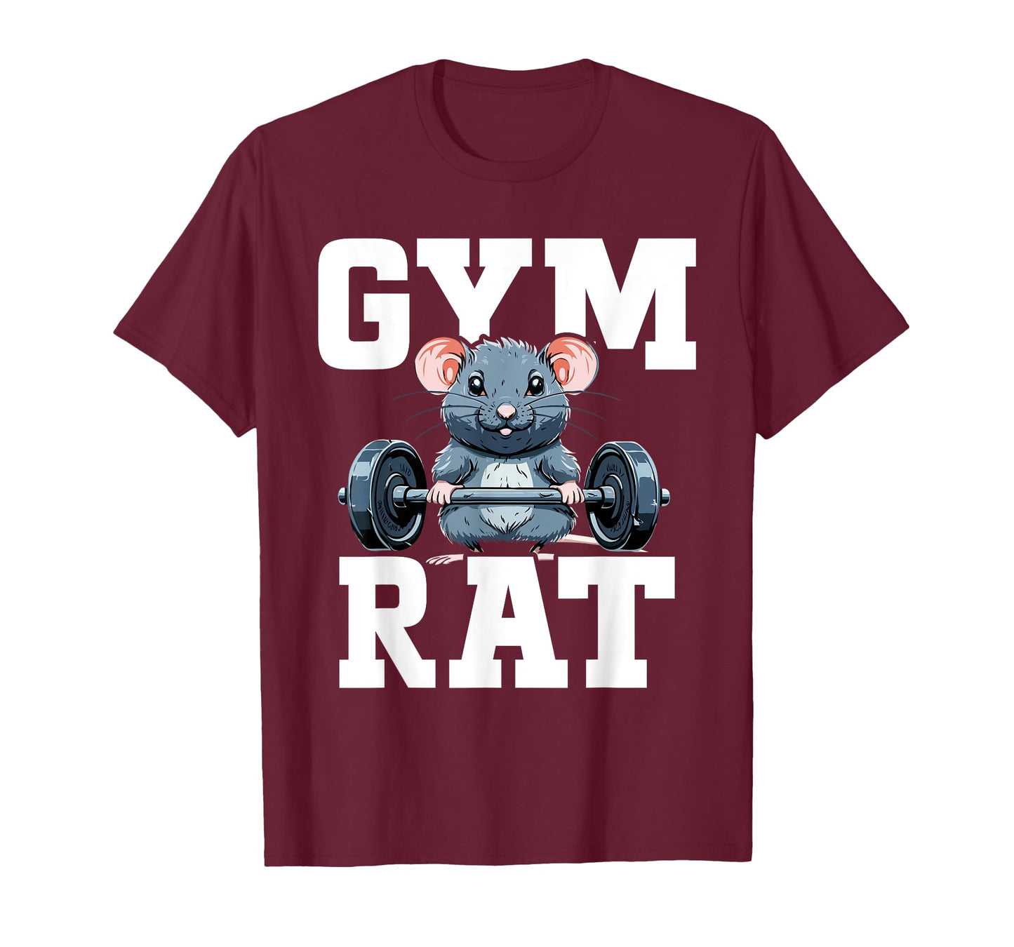 Funny Sport Gym Rat Fitness Bodybuilding T-Shirt