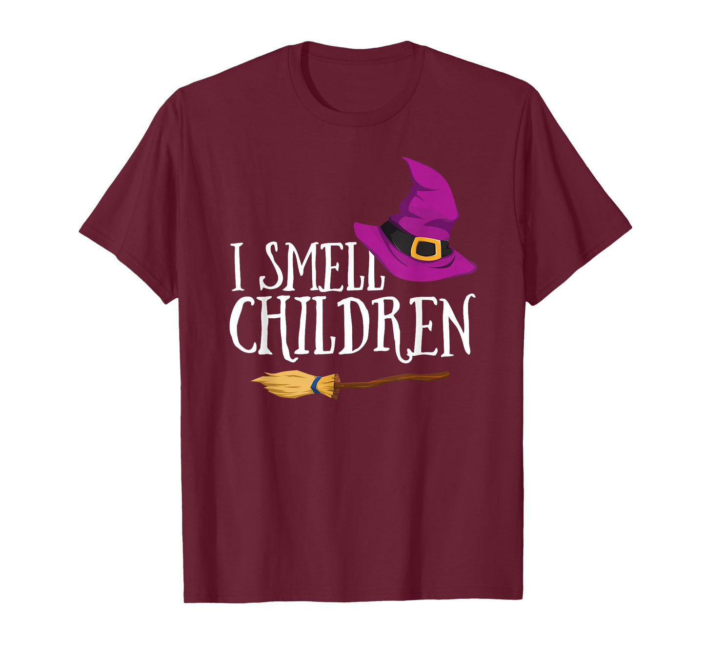 I Smell Children Teacher Halloween Witch Fall Easy Costume T-Shirt