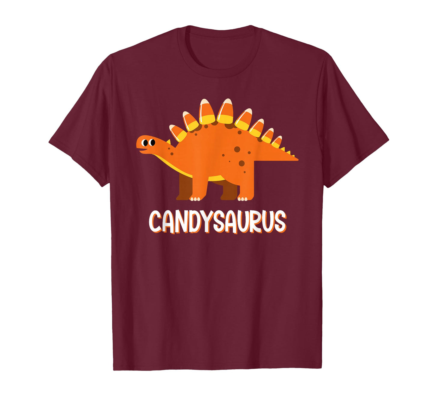 Funny Candysaurus Candy Corn Dinosaur Halloween Toddler Kid T-Shirt
