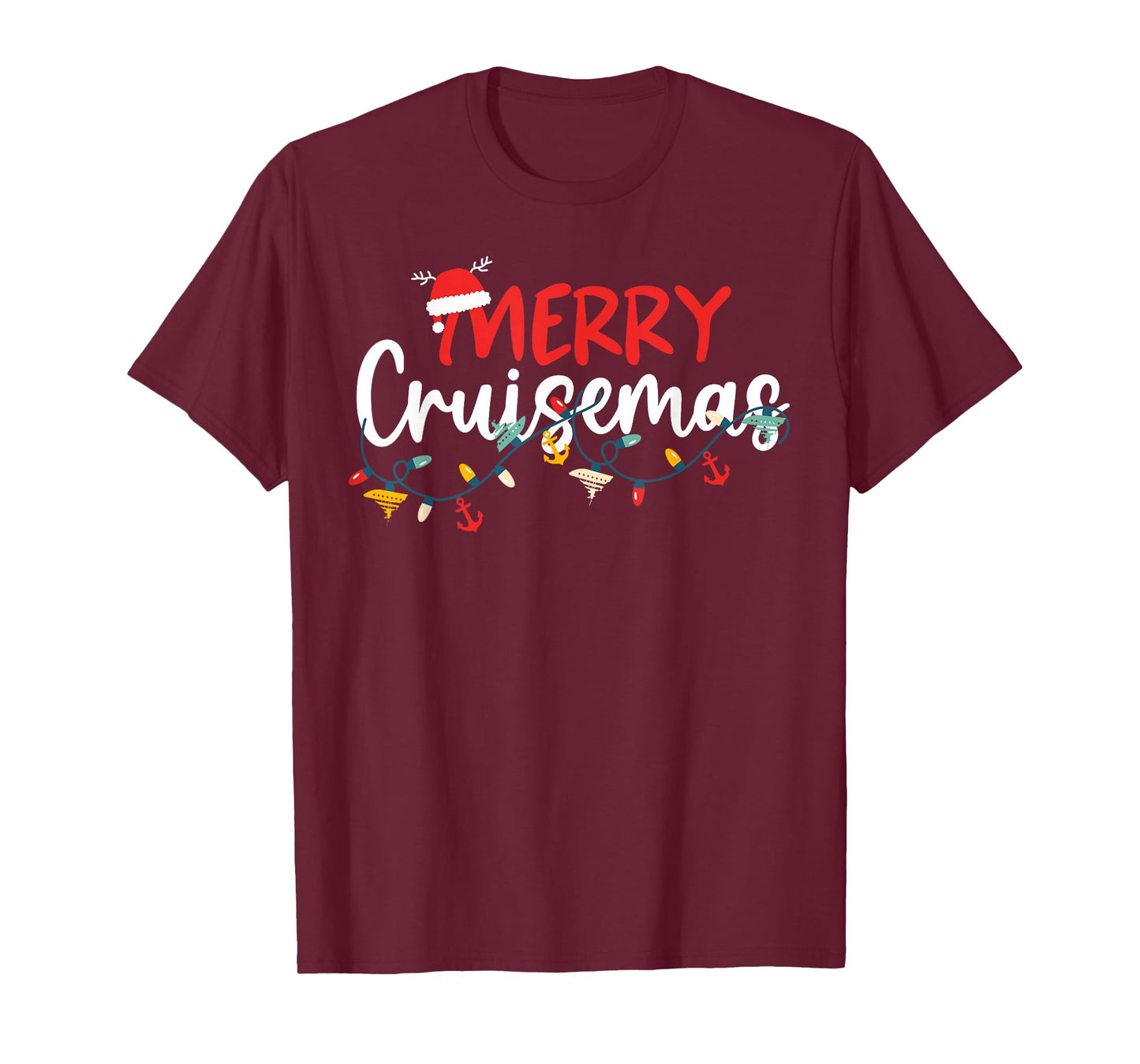 Merry Cruisemas Christmas Xmas Cruise Family Pajamas Holiday T-Shirt