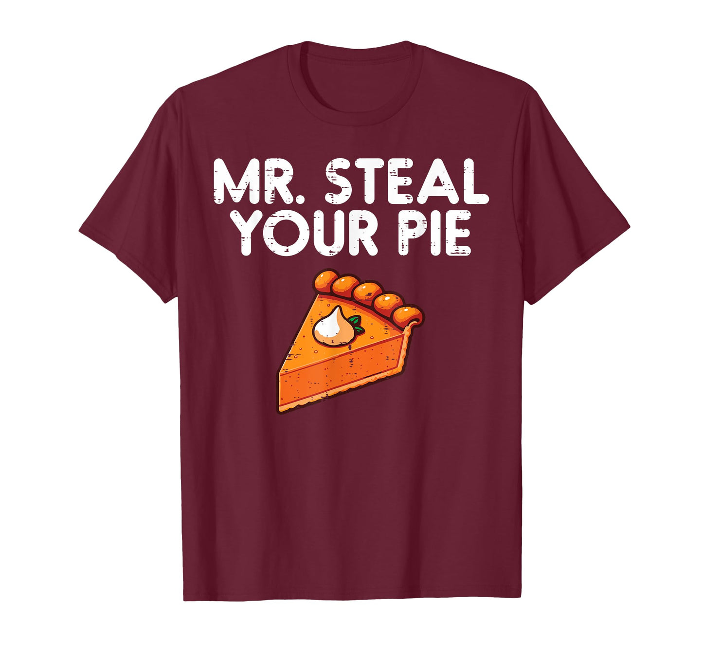 Thanksgiving Mr Steal Your Pie Cute Toddler Boys Kids Men T-Shirt