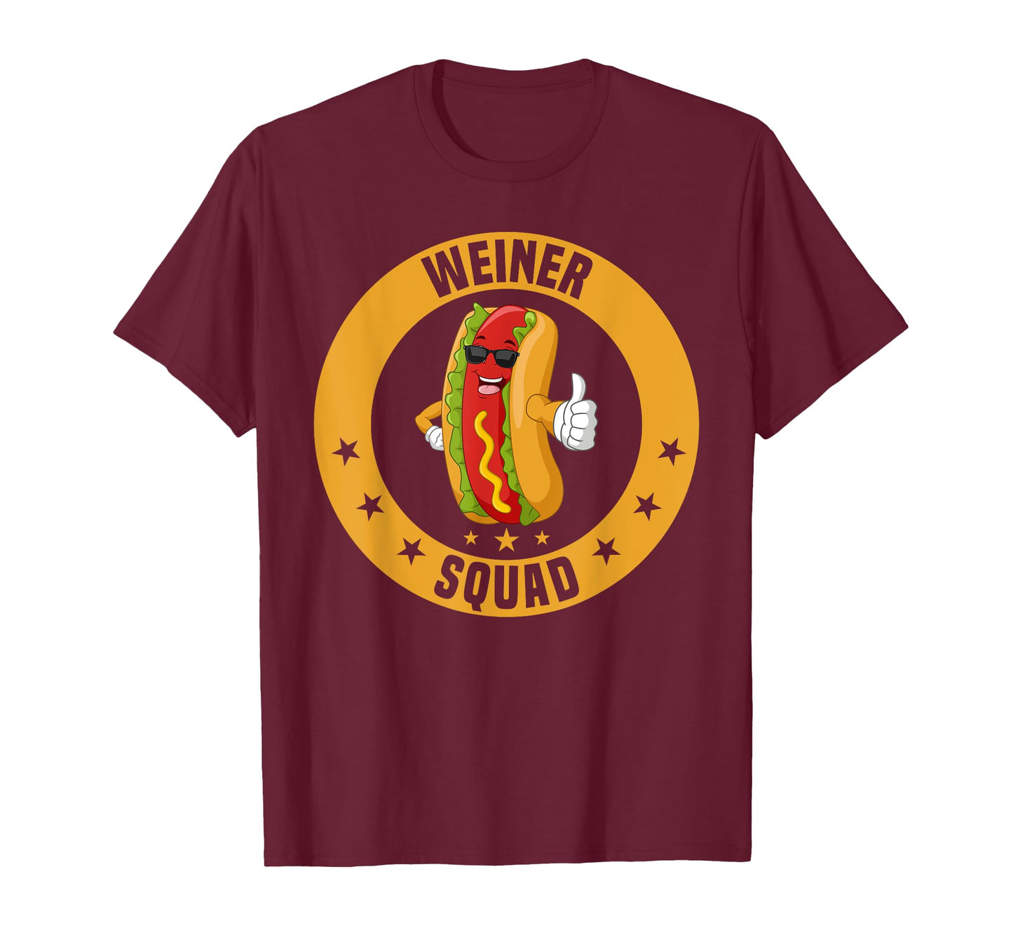 Sausage Weiner Squad Hot Dog Funny T-Shirt