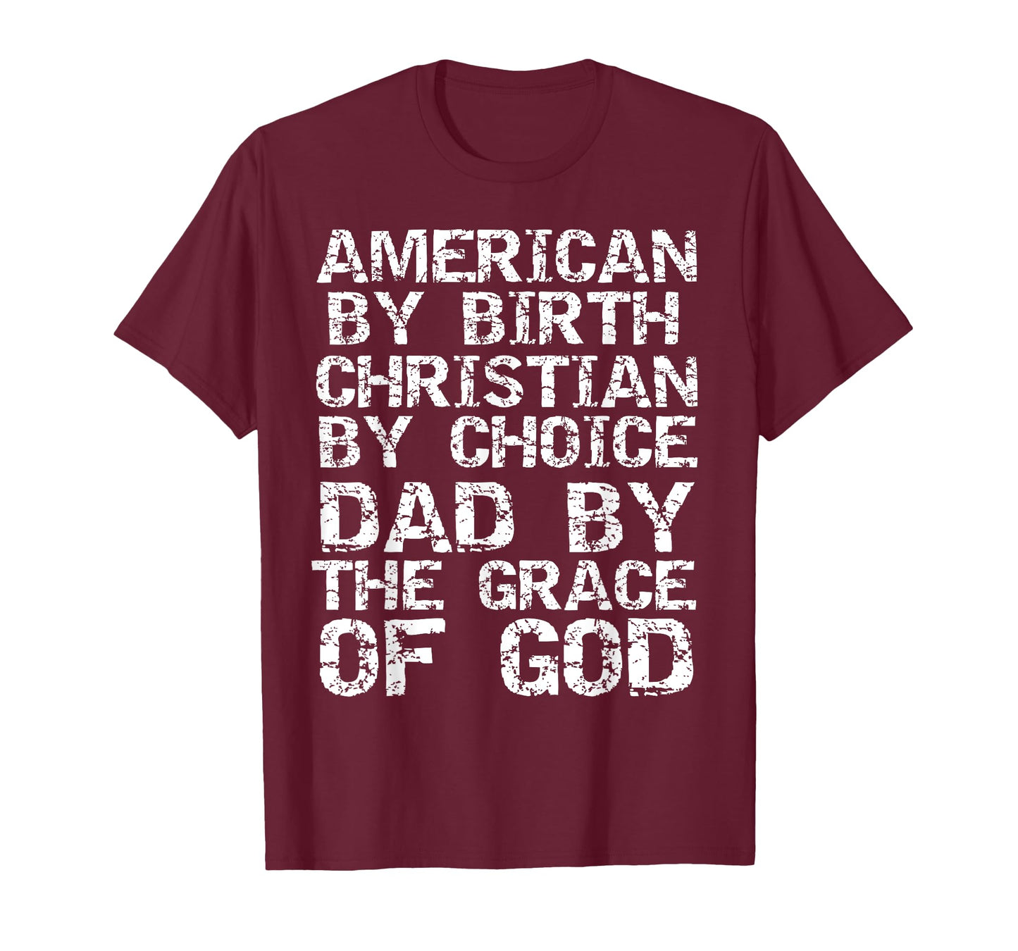 Christian Father's Day Gift for Men from Son Dad Faith Quote T-Shirt