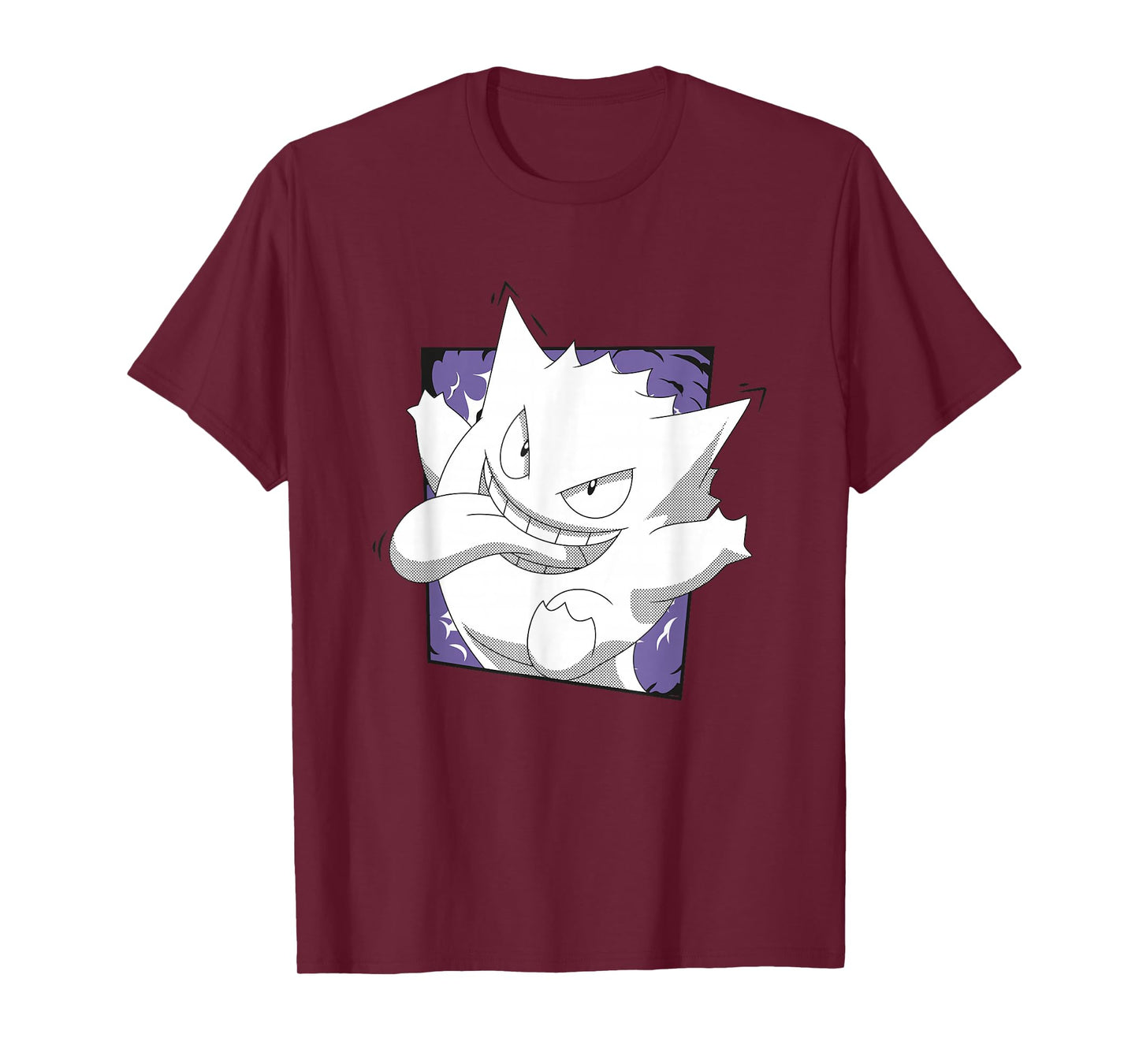 Pokémon Gengar Mischievous Face Tongue Out Vintage T-Shirt