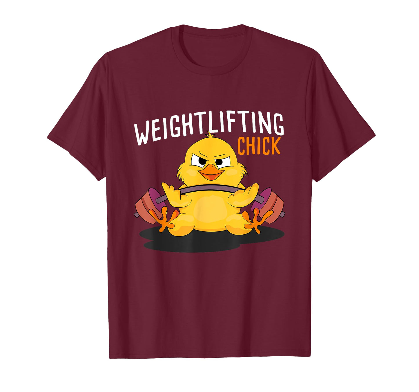 Weightlifting Chick Bodybuilding Workout Gym Women Fitness T-Shirt