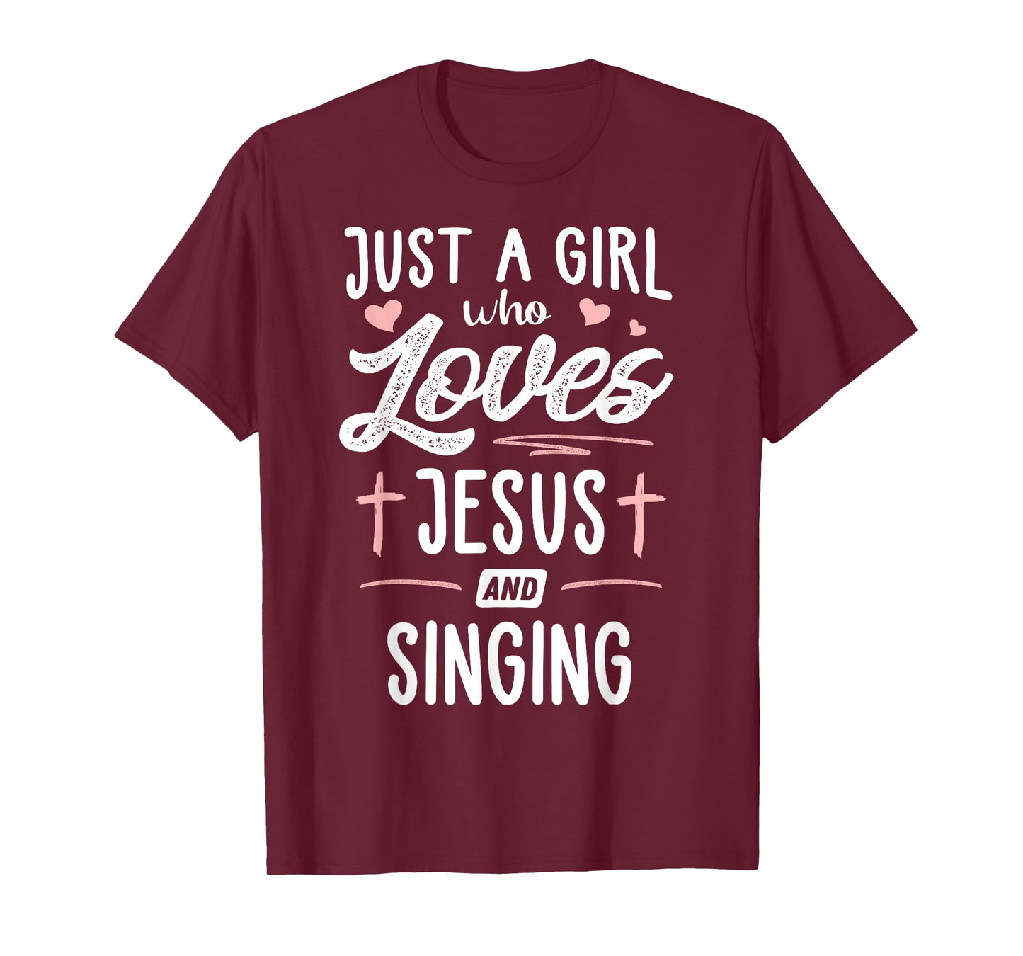 Just A Girl Who Loves Jesus And Singing Gift Women T-Shirt