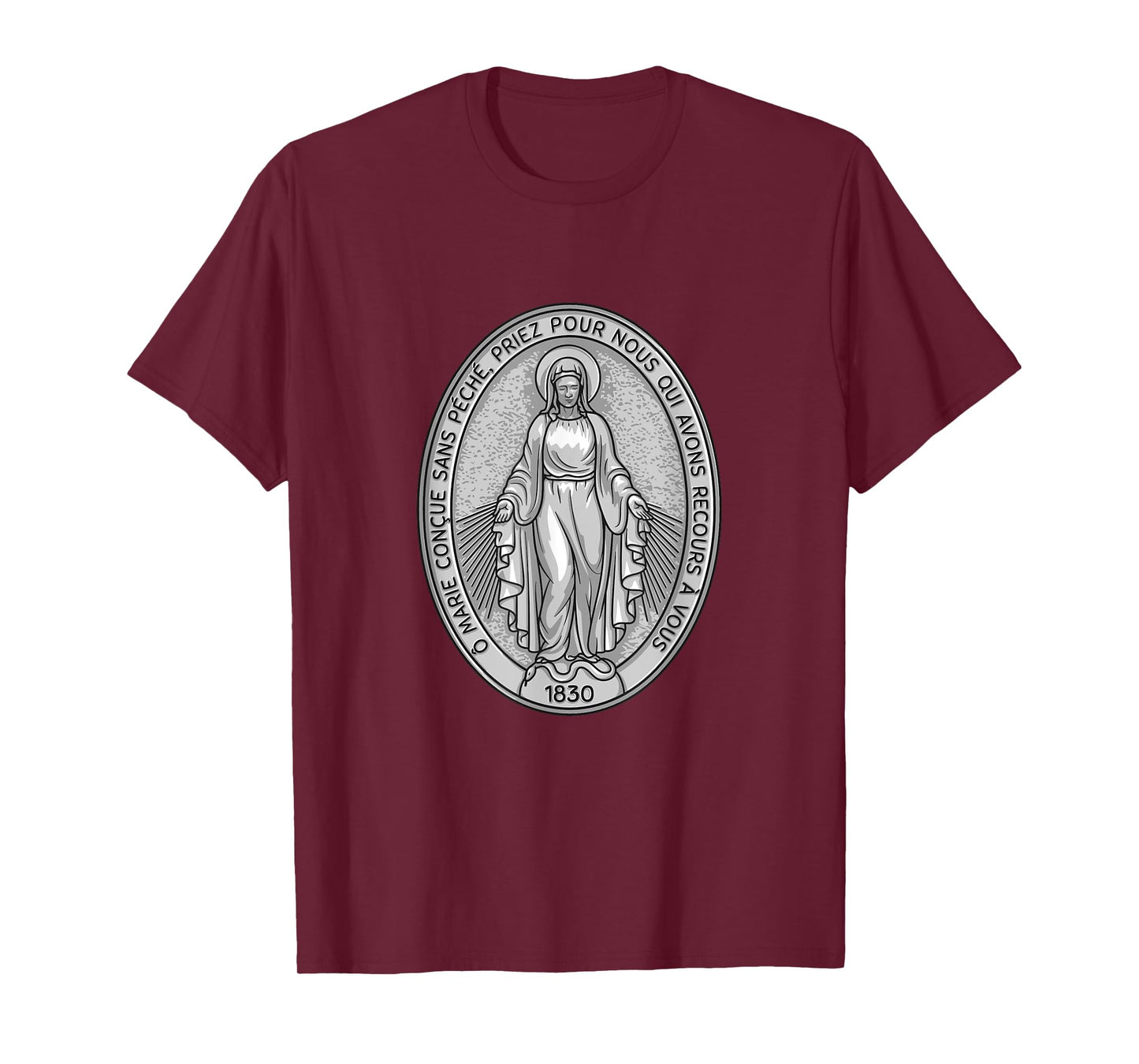 Miraculous Medal Marian Our Lady Catholic T-Shirt