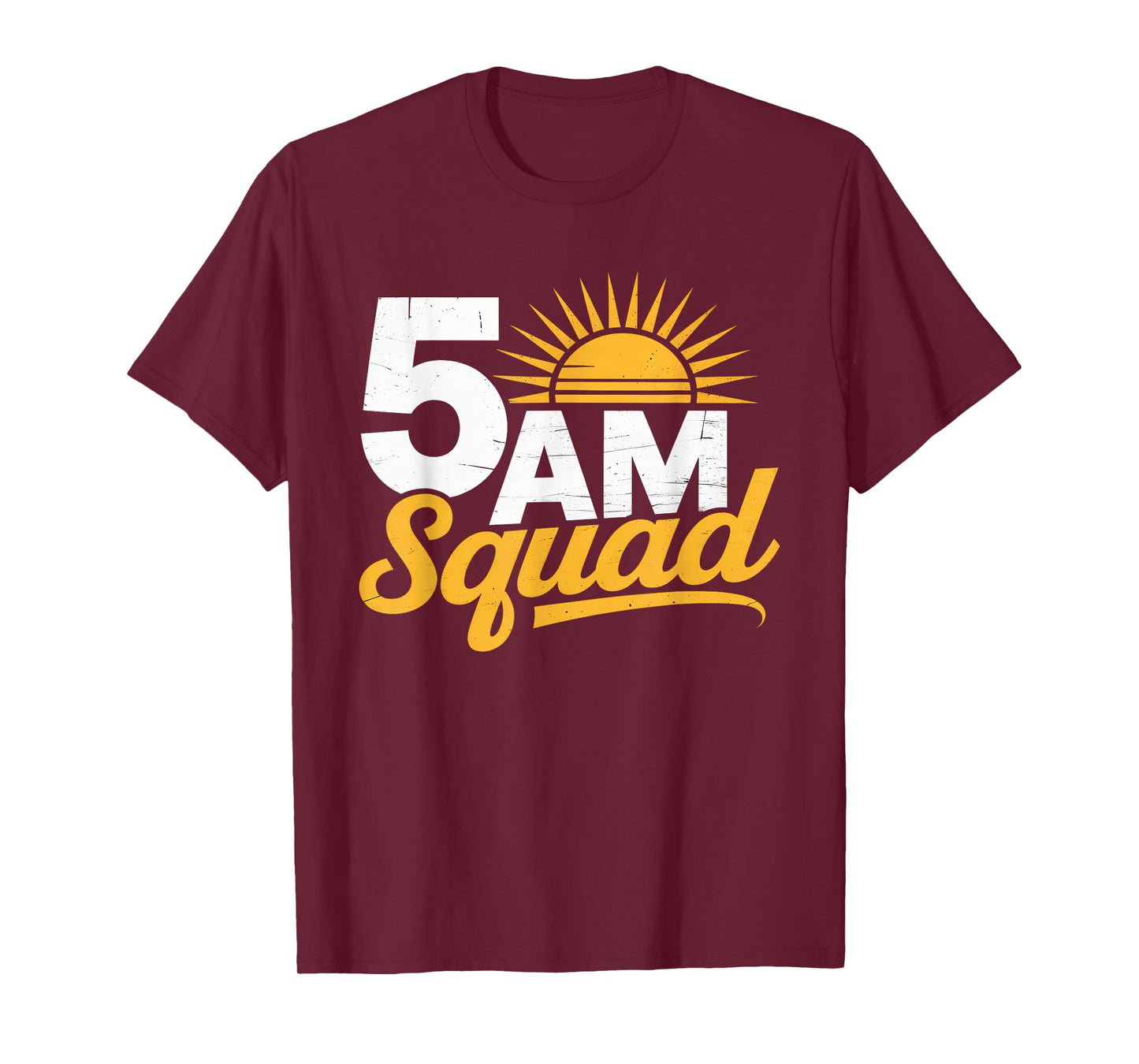 5AM Squad Workout Gym Vintage Motivation Fitness Matching T-Shirt