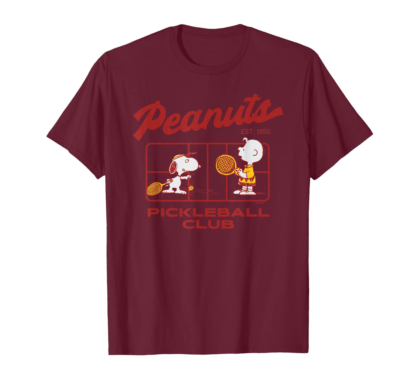 Peanuts - Pickleball Club T-Shirt