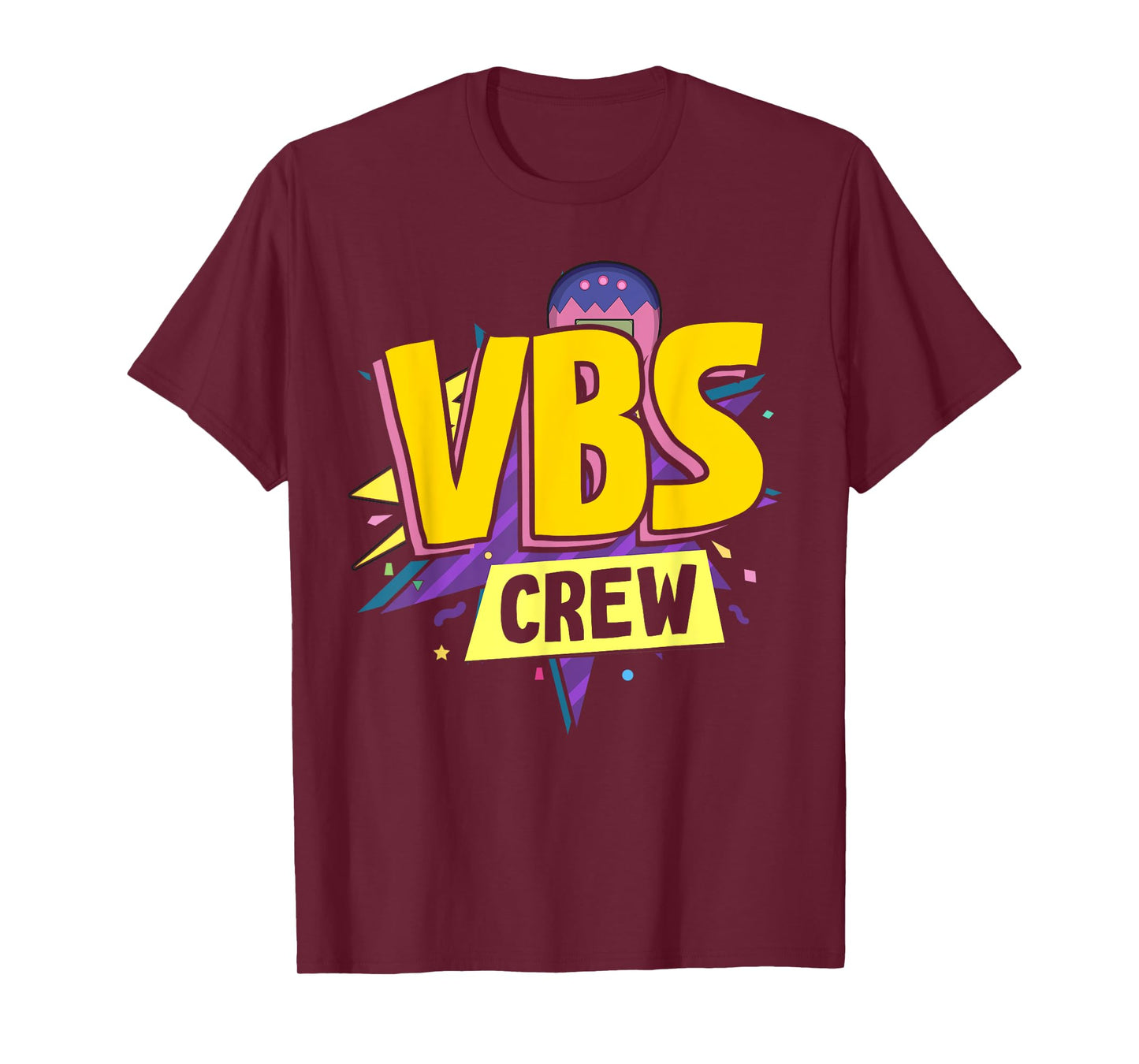 VBS Crew Vacation Bible VBS Teacher Groovy Christian School T-Shirt for Men Women Kids