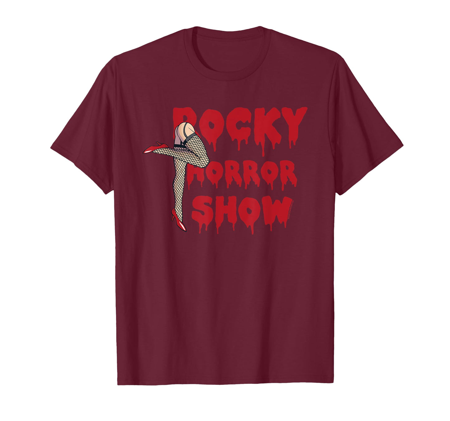 Rocky Horror Show Legs With Logo Block T-Shirt