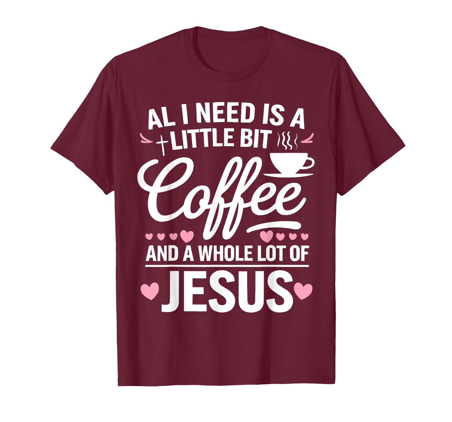 Coffee Jesus Christ Religion Christian Caffeine Christianity T-Shirt