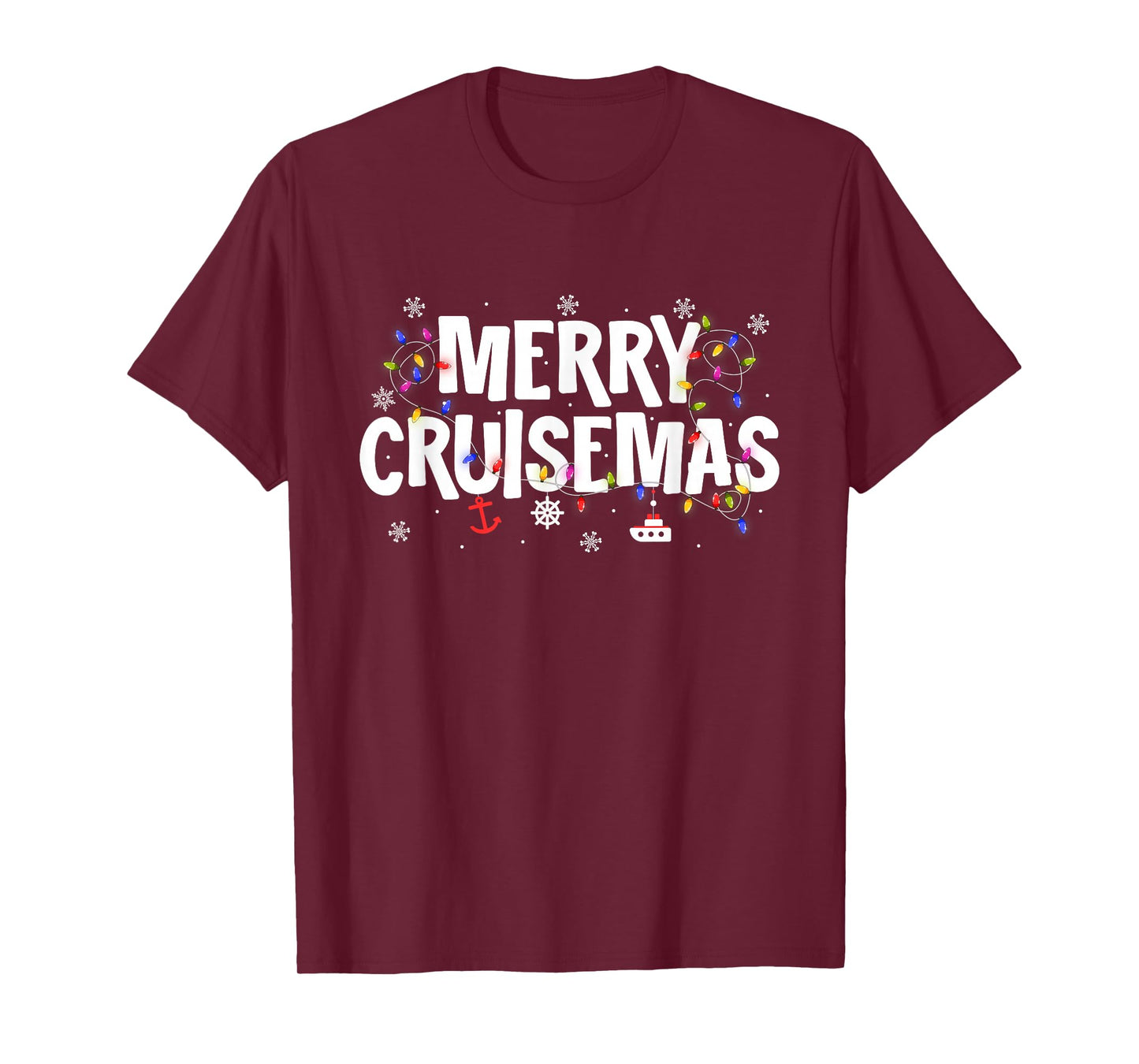 Merry Cruisemas Cruise Ship Family Cruising Christmas T-Shirt