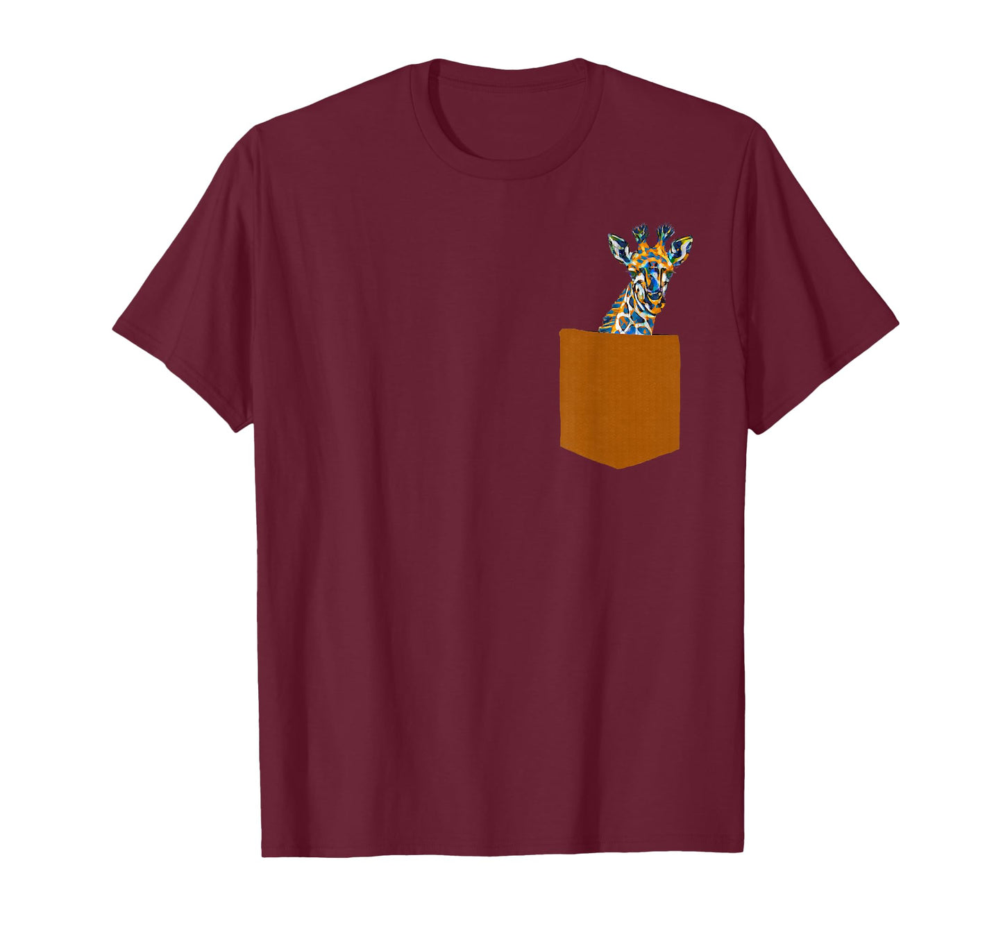 Giraffe Shirt - Giraffe in Pocket Shirt for Men, Women, Kids T-Shirt