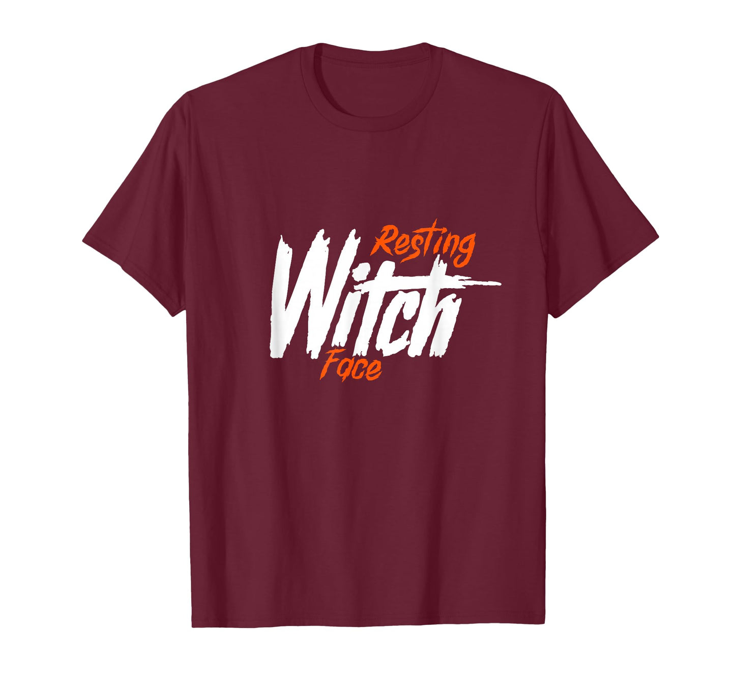 Resting Witch Face Funny Halloween Pun Design T-Shirt