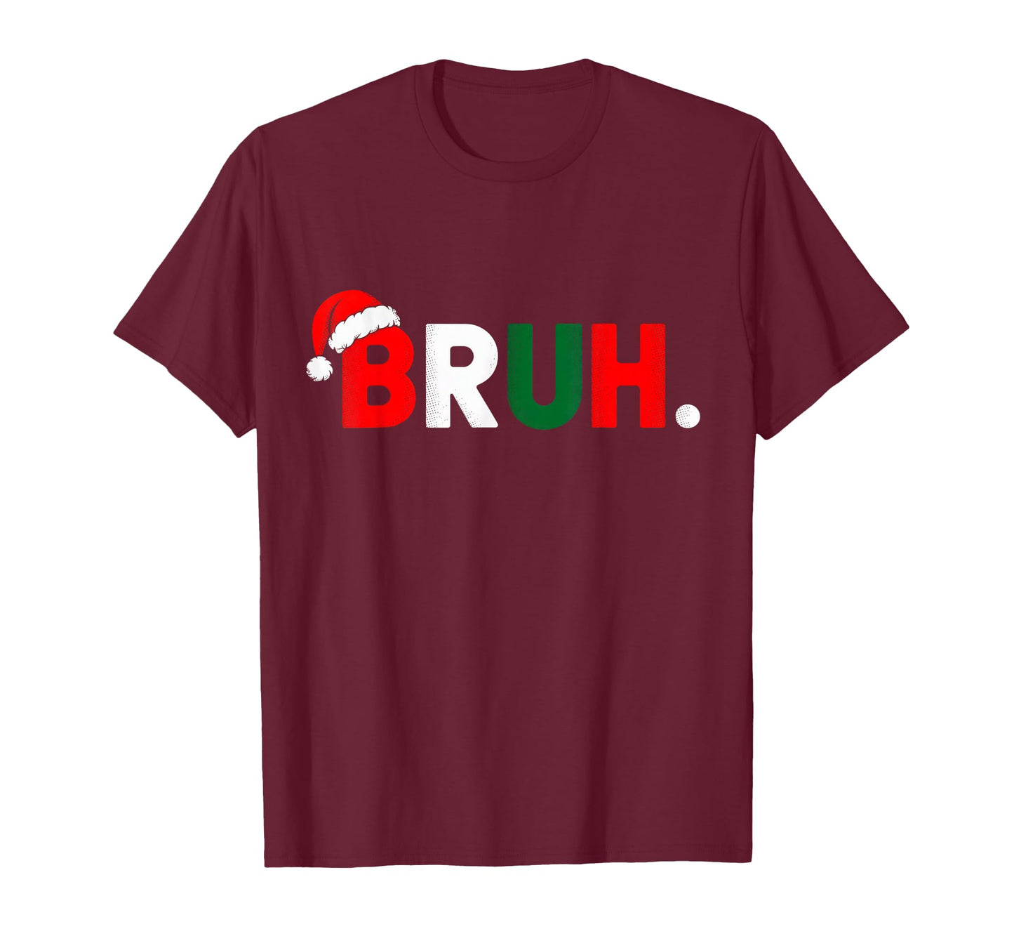 Bruh Funny Christmas for Men Teens Boys Kids Xmas Pajamas T-Shirt