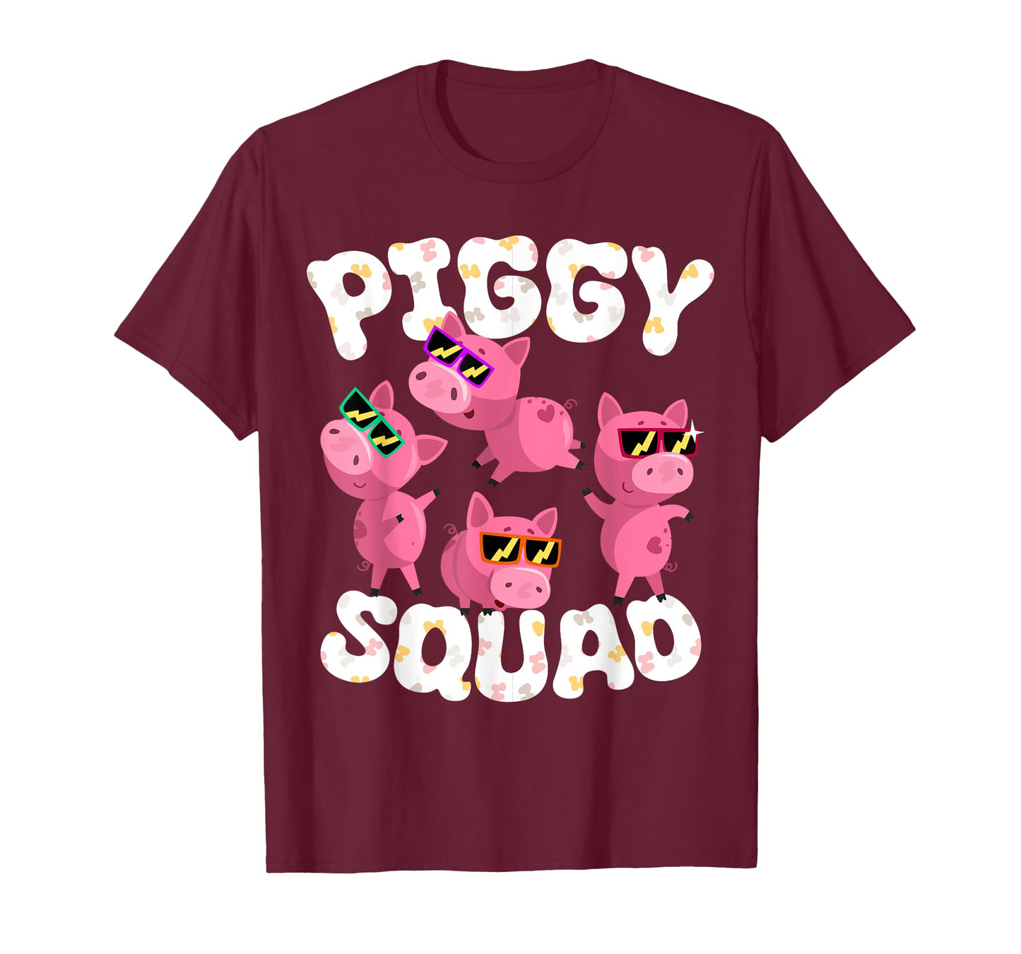 Piggy Squad Pig Farmer Animal Lovers Farming Farm T-Shirt