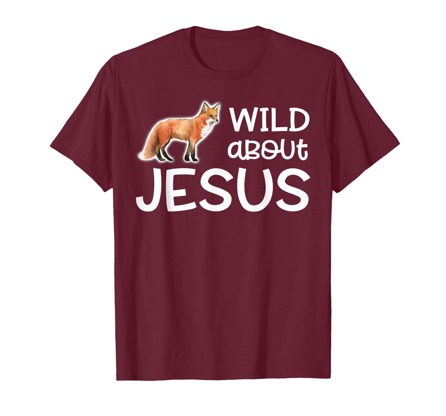 Wild About Jesus Shirt VBS Sunday School Teacher Pastor Fox Men Women Kids T-Shirt