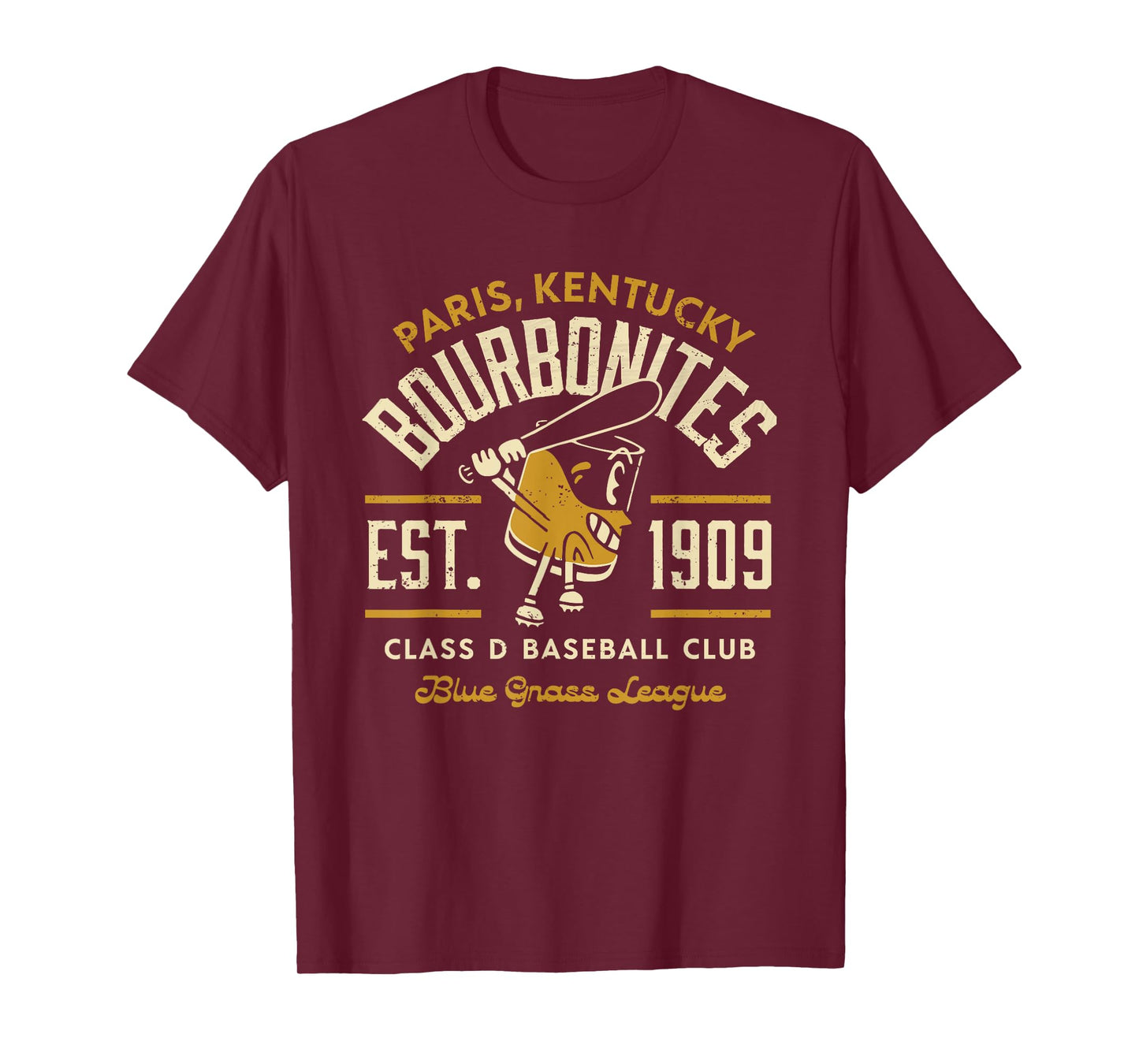 Paris Bourbonites Kentucky Vintage Defunct Unisex T-Shirt