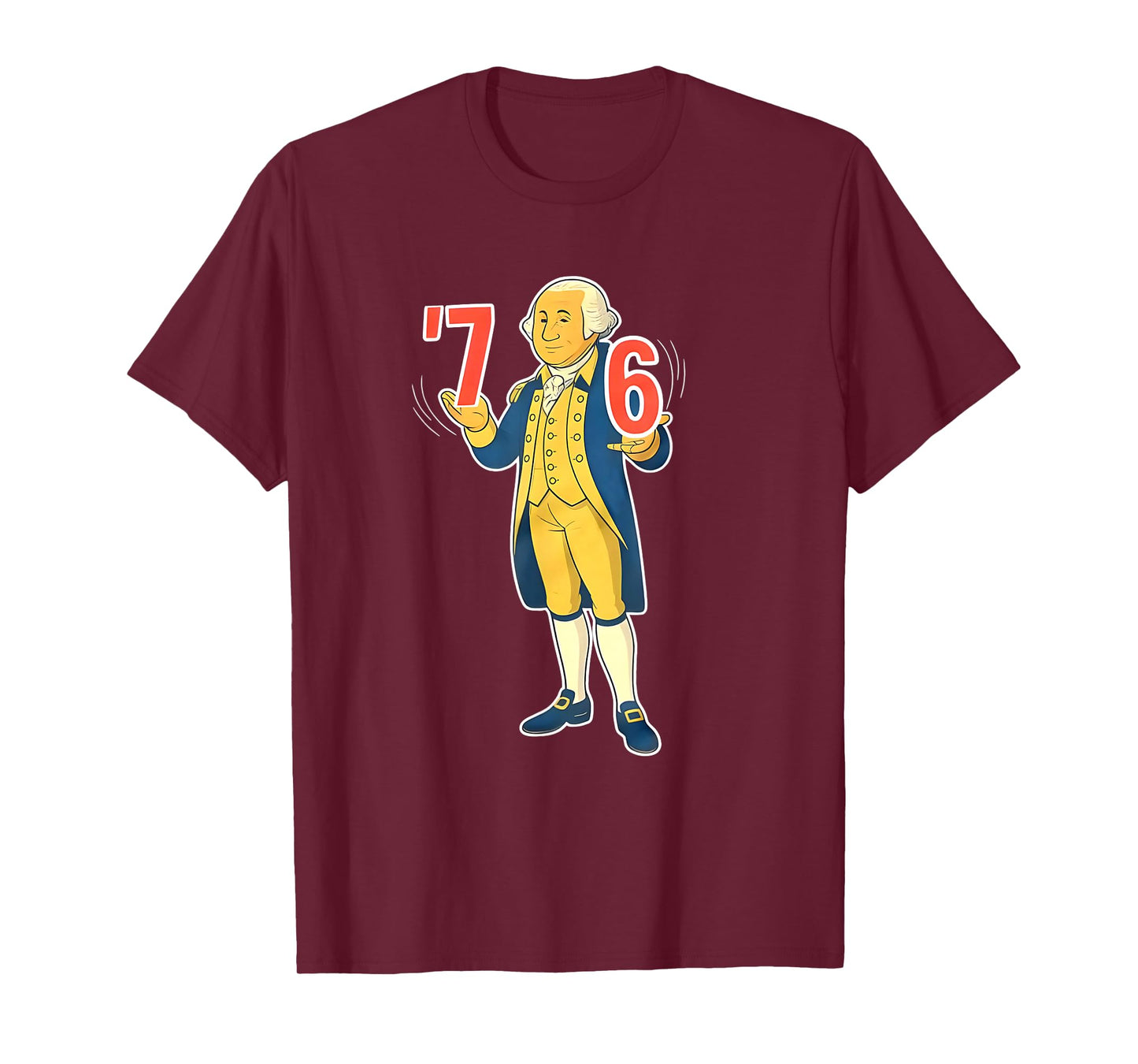 6-7 7-6 George Washington Shirt Six Seven American Design T-Shirt