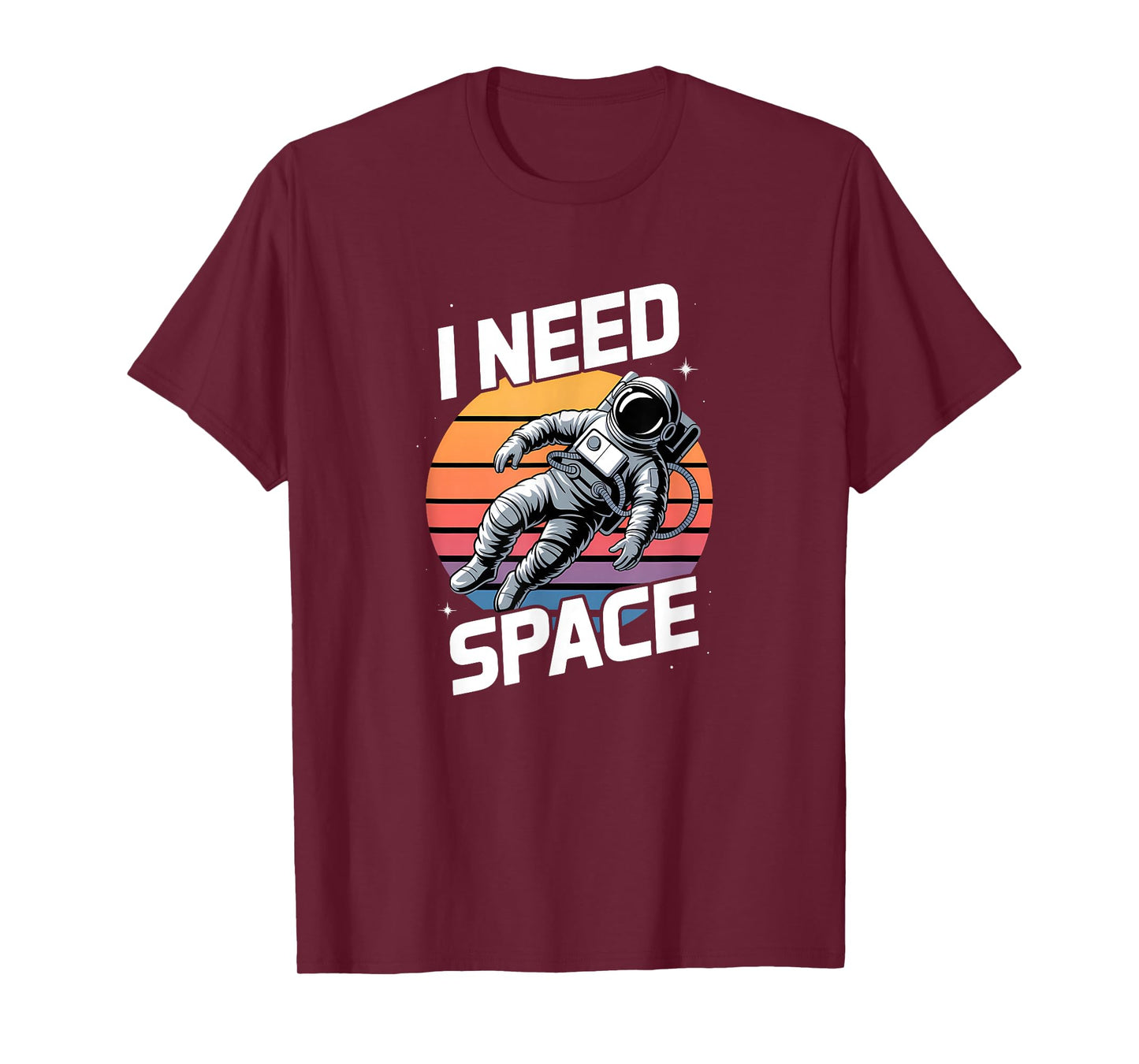 Vintage Space Clothing for Introverts - I Need Space T-Shirt