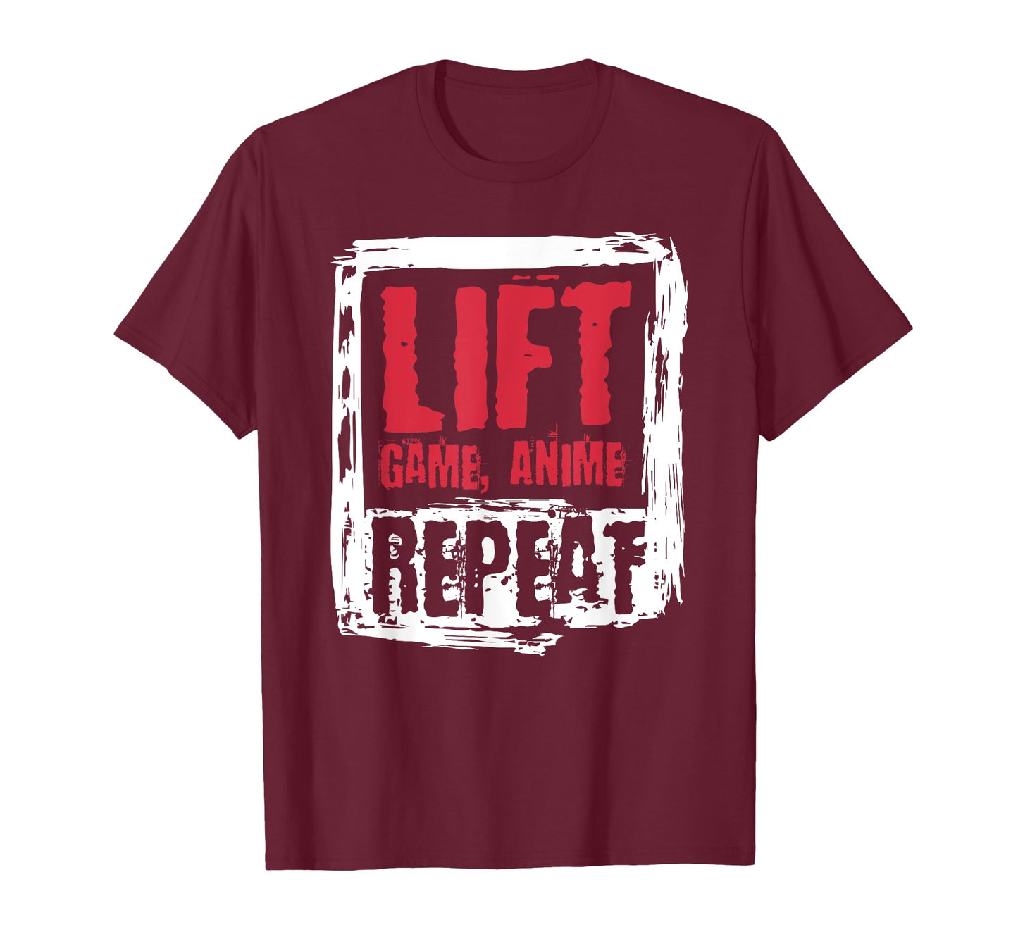 Lift Game Anime Repeat Workout Gym Gift T-Shirt