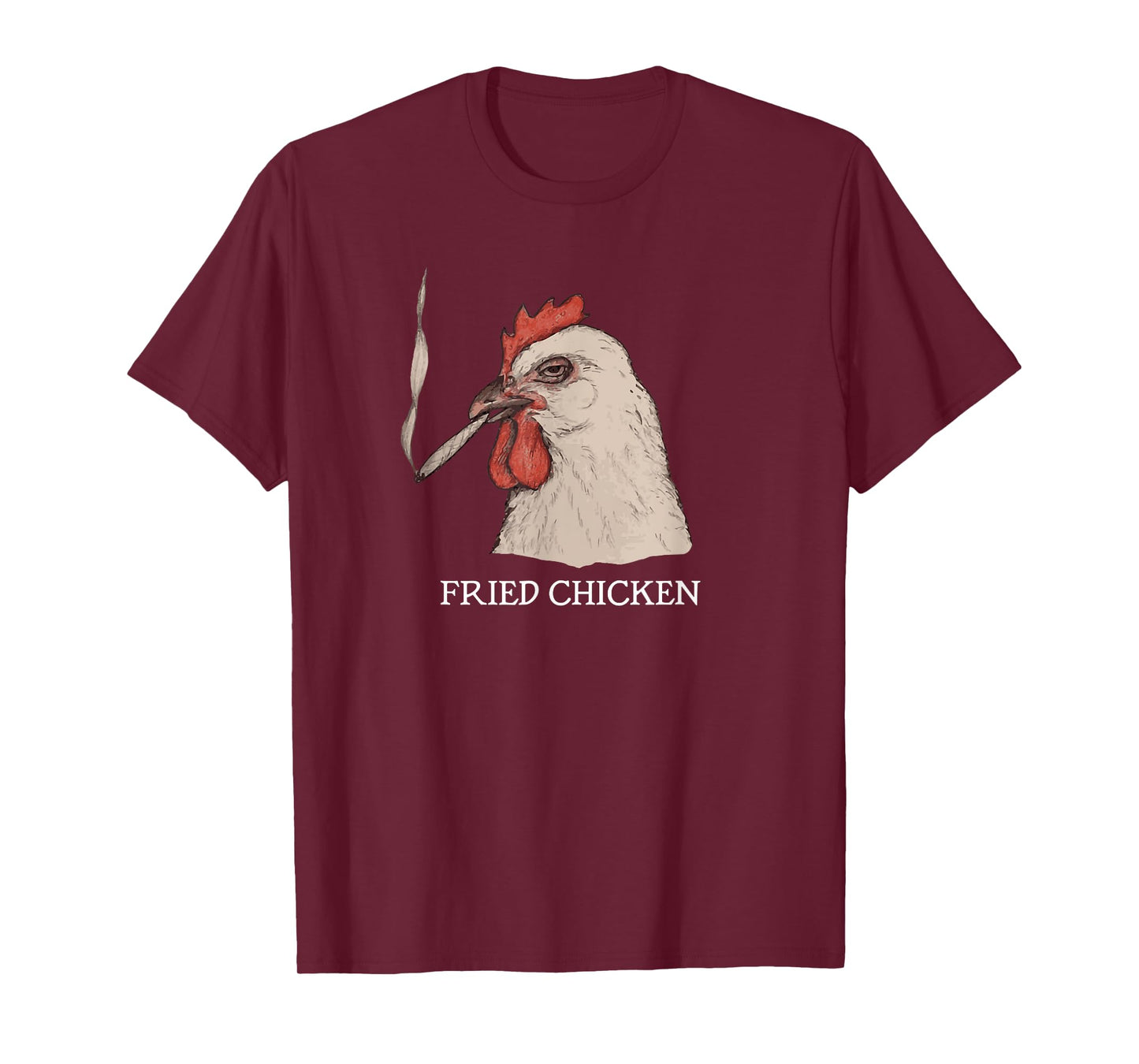Fried Chicken 420 Smoking Marijuana, Funny Stoner, Weed Meme T-Shirt