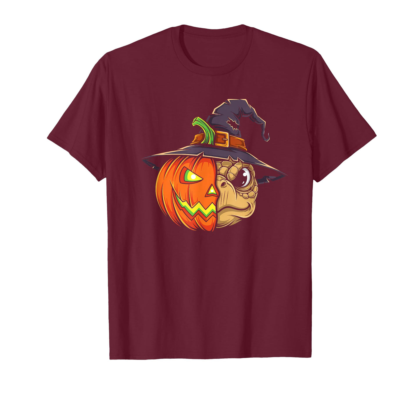 Turtle Pumpkin Jack O Lantern Halloween Kids Mens Womens T-Shirt