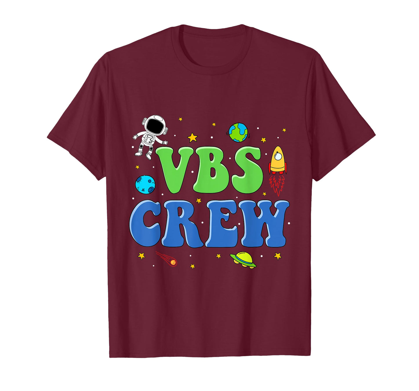 VBS Crew Vacation Bible School Space Astronaut Kids 2023 T-Shirt