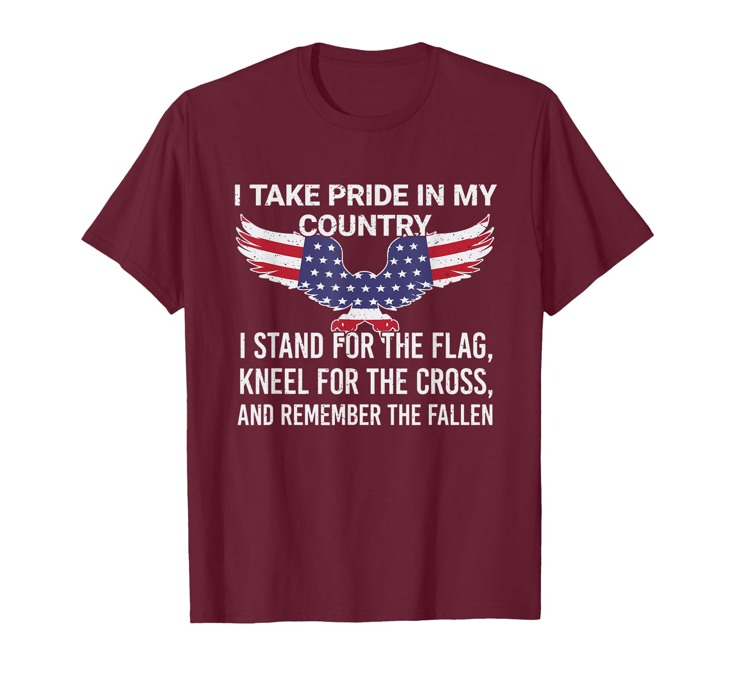 I take pride in my country Veteran Patriot America T-Shirt