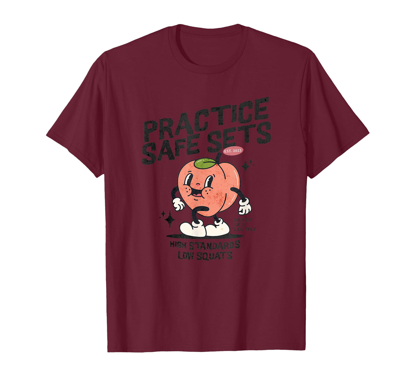 Practice Safe Sets Funny Gym and Fitness Gym Lover T-Shirt
