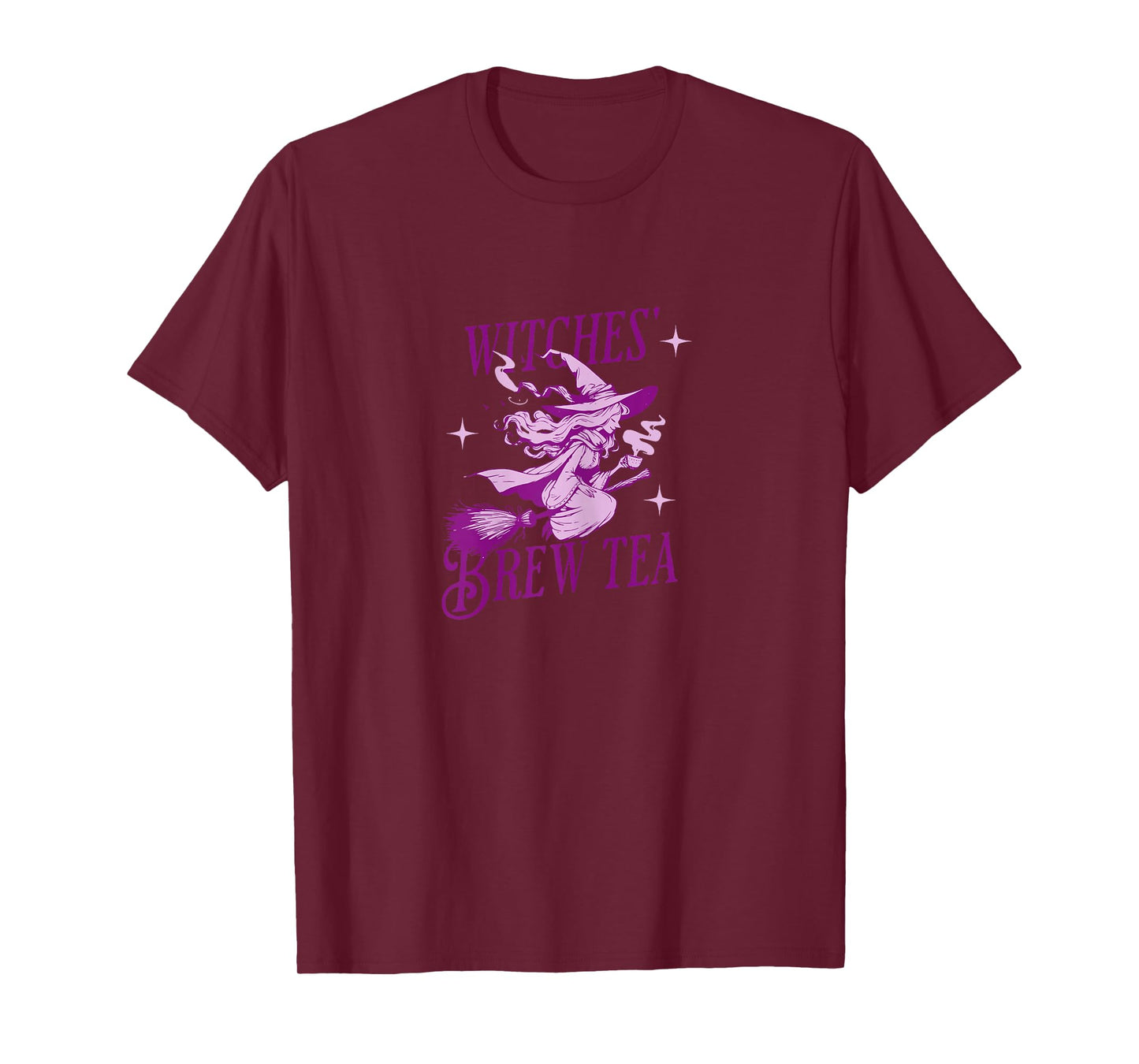 Halloween - Witches Brew Tea Flying Witch T-Shirt