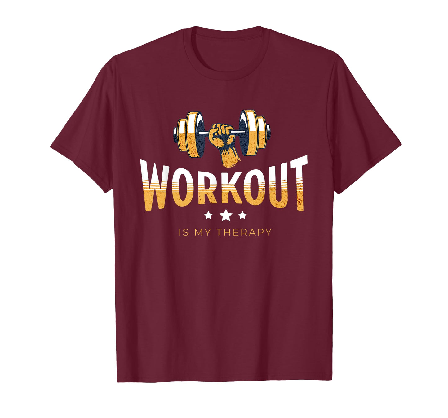 Gym Mode On - Workout Is My Therapy T-Shirt