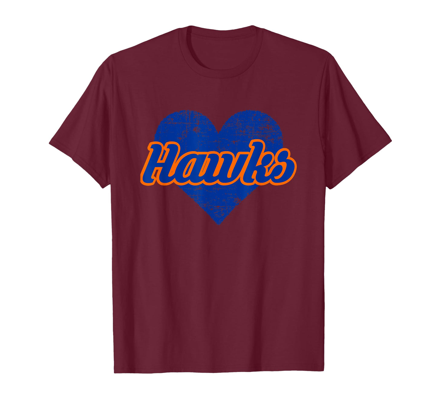 Riverton Hawks Over Heart T-Shirt
