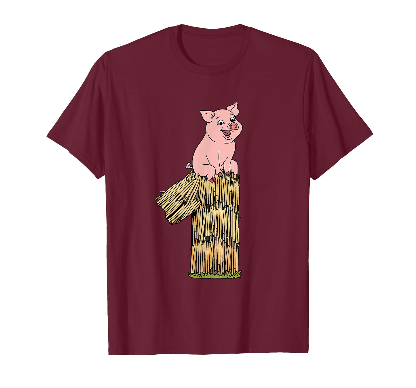 Three Little Pigs Pig 1 Halloween Costume Kids Adults T-Shirt
