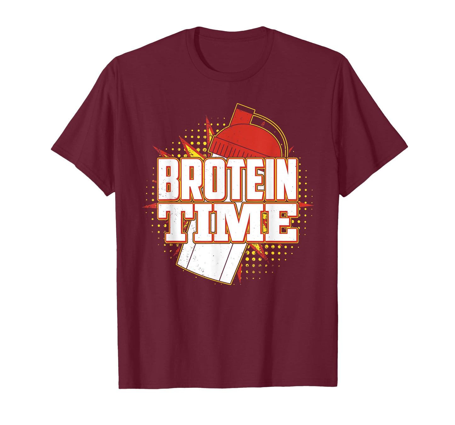 Brotein Time Shirt Funny Work Out, Cross Train Fitness Shirt