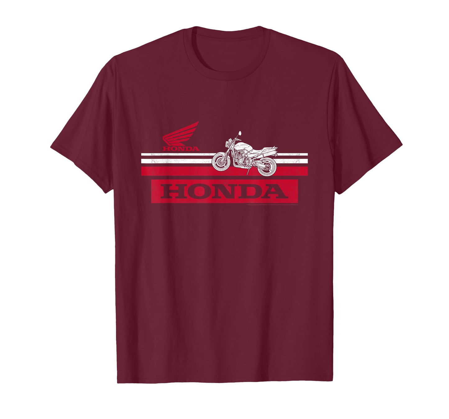 Honda Powersports International Motorcycle Vintage Banner T-Shirt
