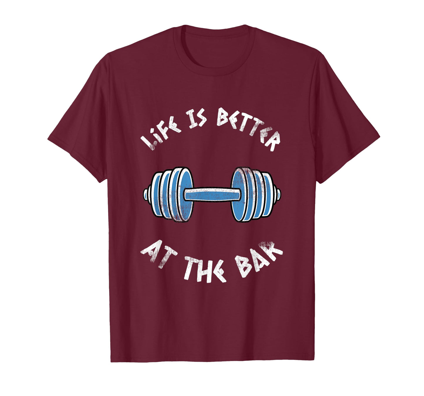Funny Gym "Life Is Better At The Bar" Vintage Graphic Tee