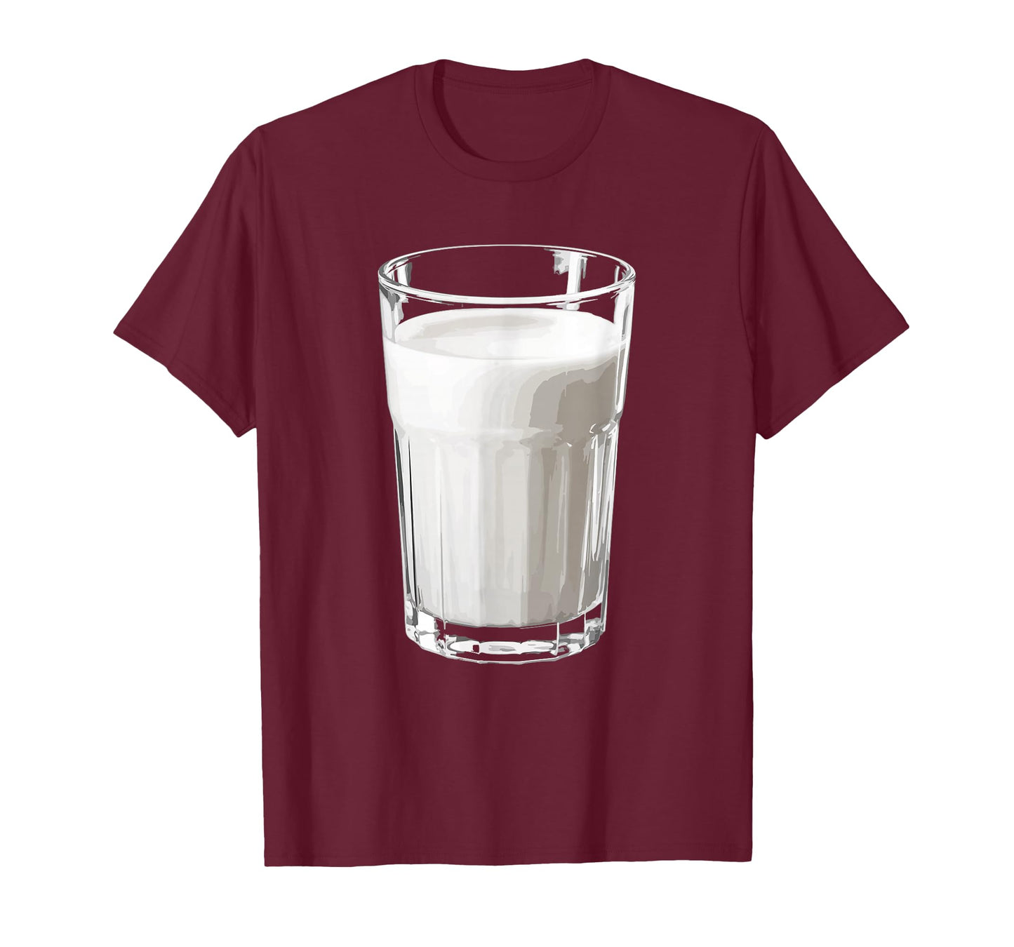 Glass Of Milk Shirt Adult Kids Men Women Glass Milk Costume T-Shirt