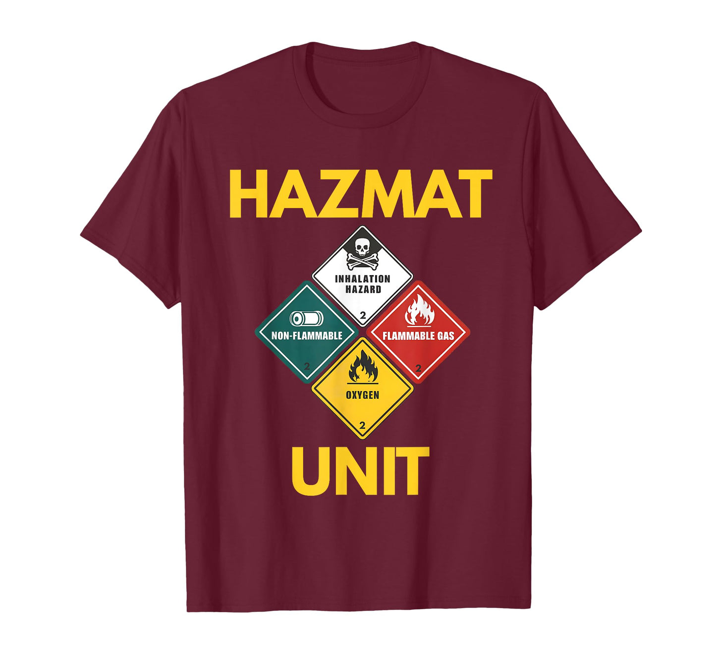 Hazmat Unit Suit Costume Cosplay Halloween Kids Birthday T-Shirt