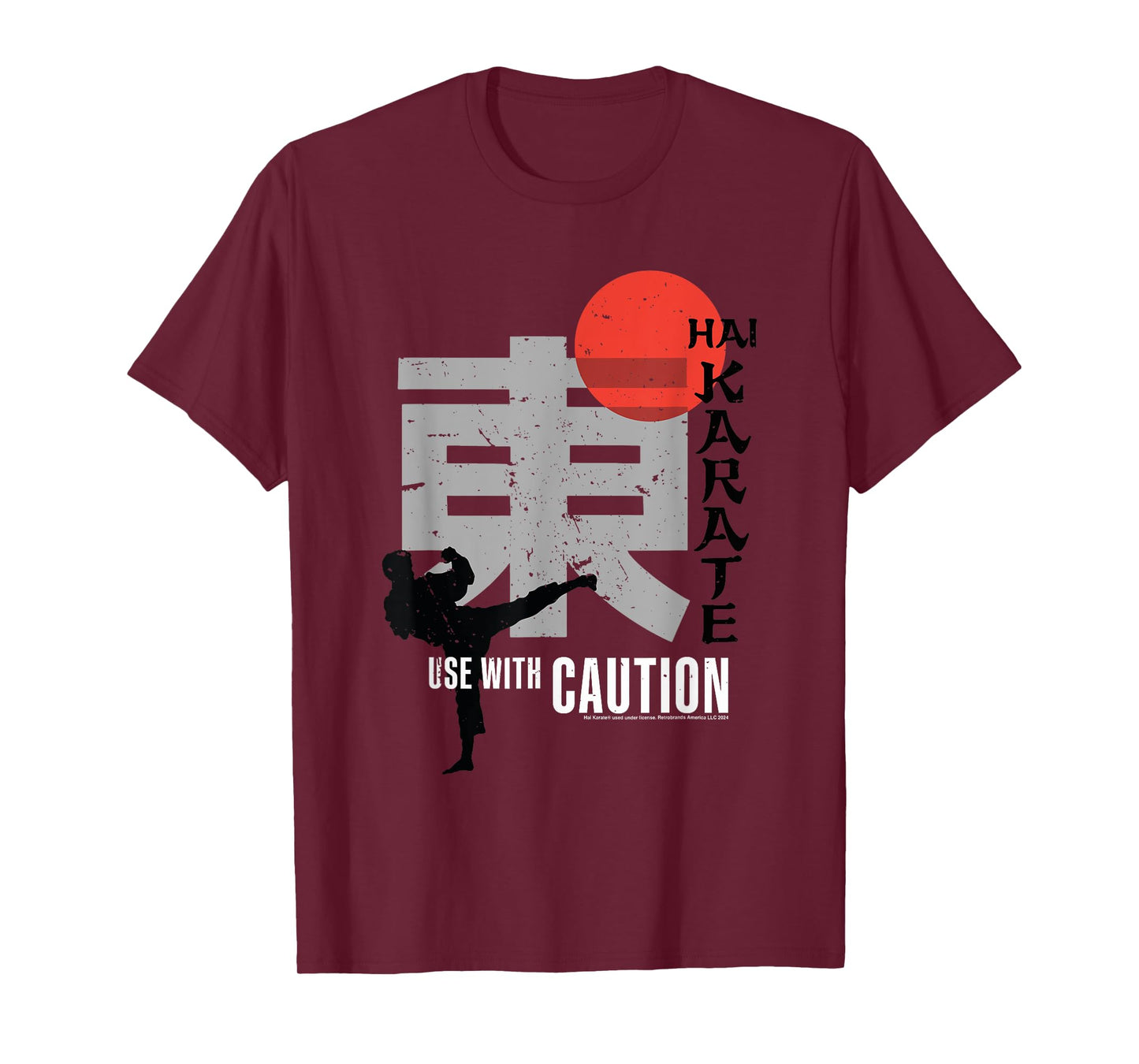 Hai Karate Use With Caution Retro Aftershave T-Shirt