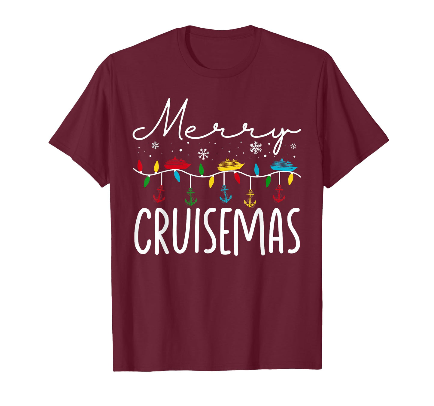 Merry Cruisemas Christmas Family Cruisin Funny Cruise Lover T-Shirt