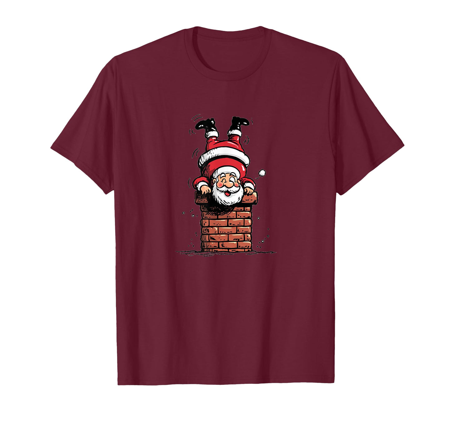 Pretty Santa with Chimney Costume T-Shirt