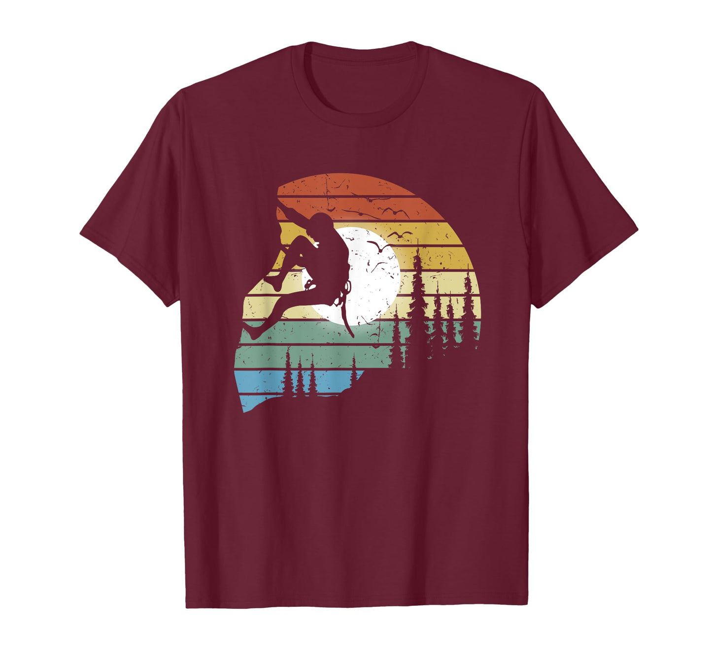 Vintage Climbing Bouldering Rock Climber Climbing T-Shirt