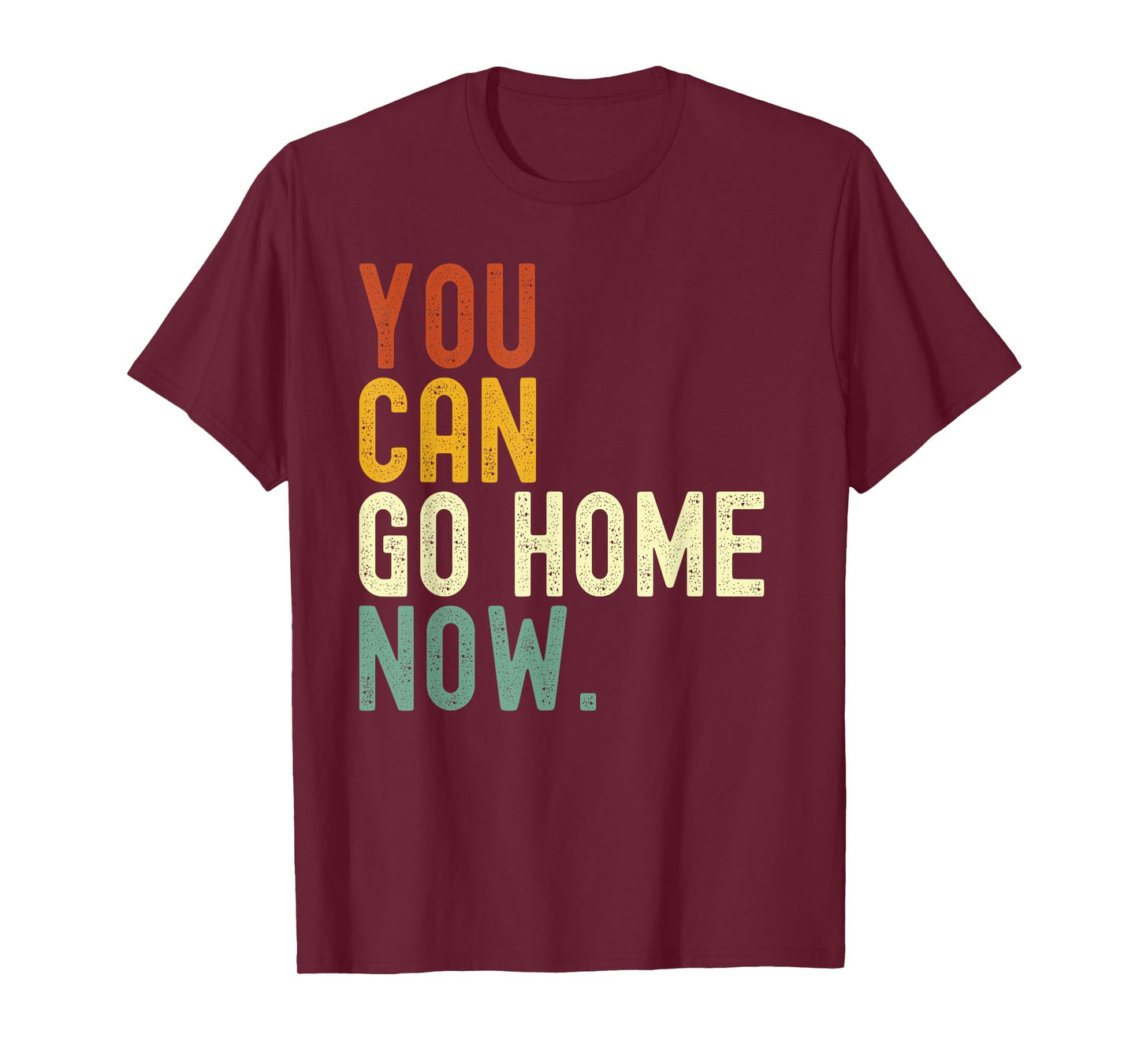 Retro vintage style You can go home now T-Shirt