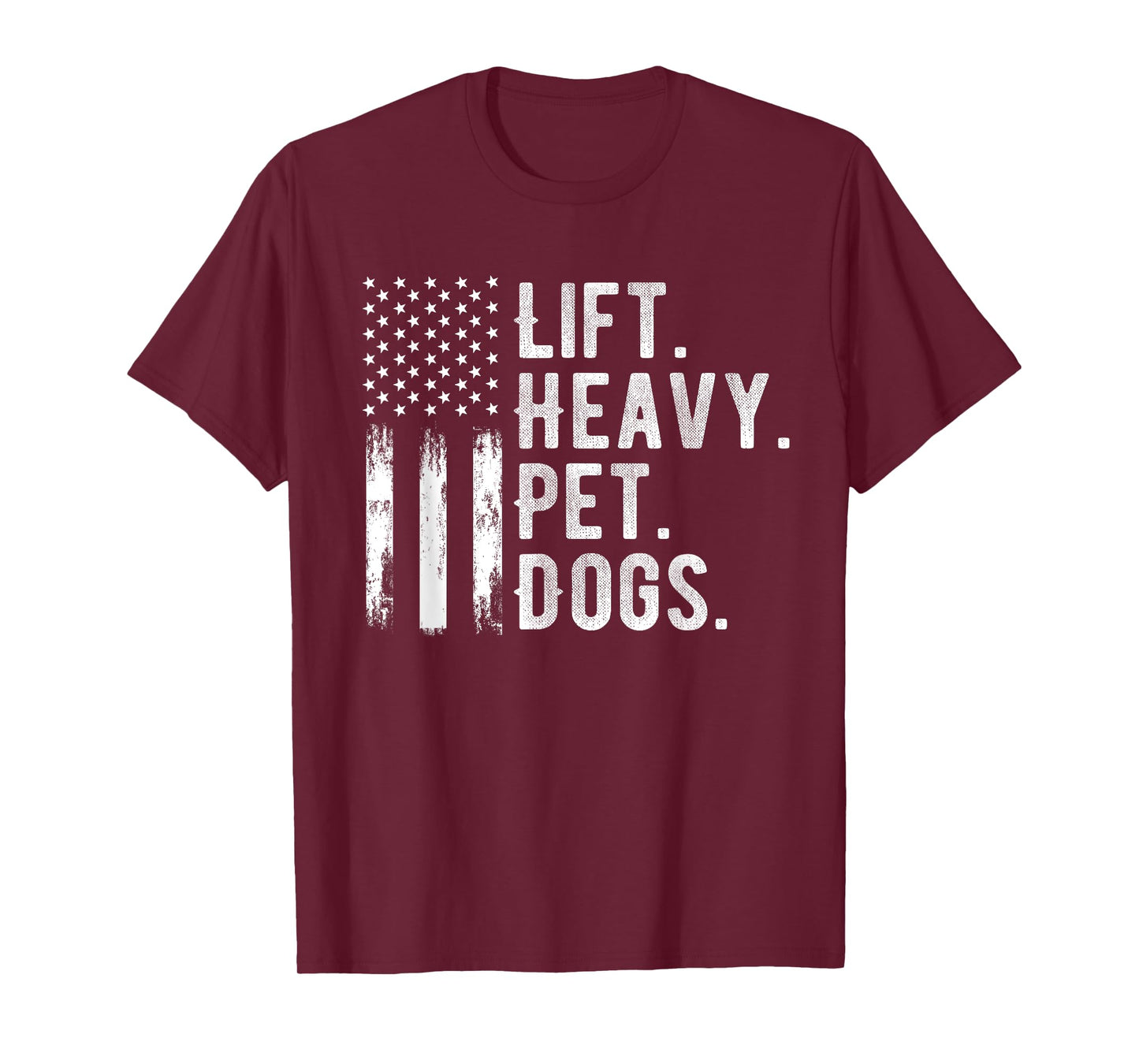 Lift Heavy Pet Dogs Gym T-Shirt for Weightlifters: Women, Kids, Unisex, Short Sleeve, T-Shirt, Black, Small