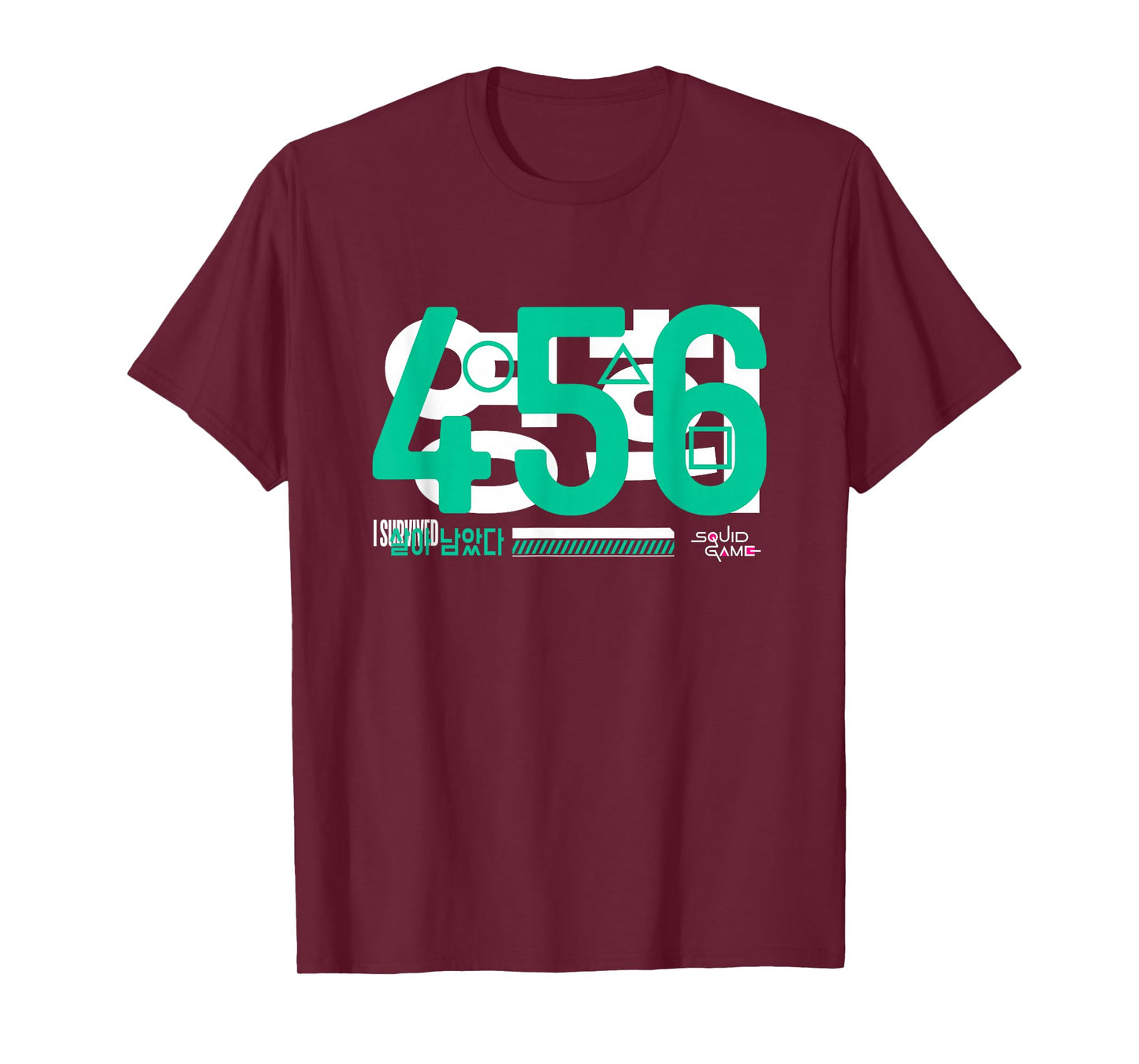 Squid Game 2 Player 456 I Survived Logo T-Shirt