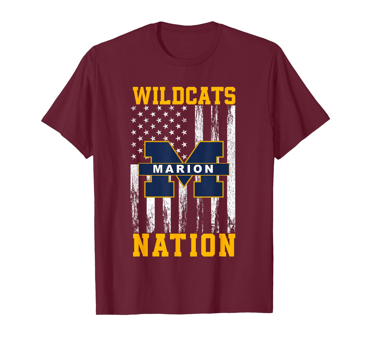 Marion Wildcats Logo Nation HS T-Shirt