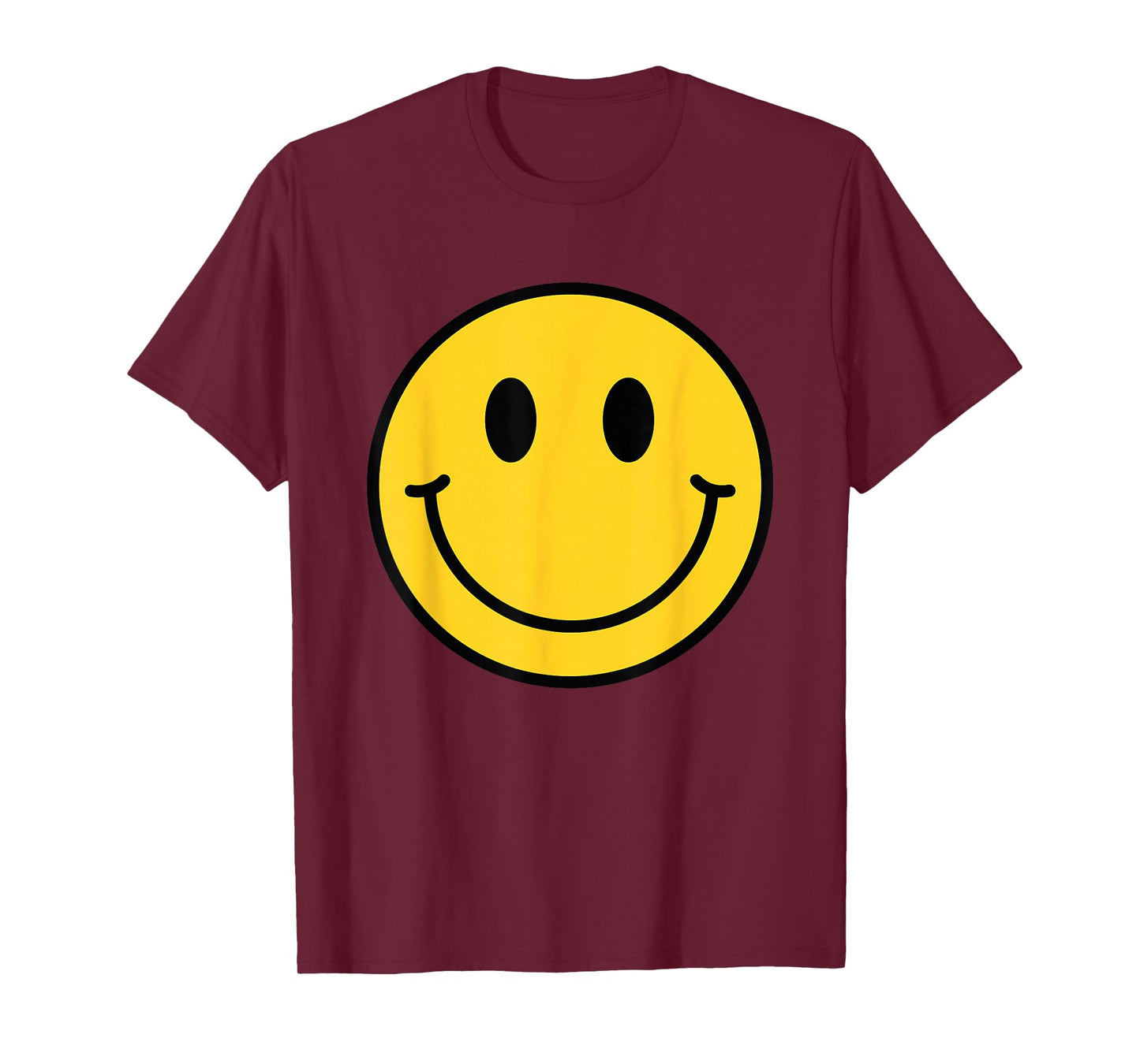 70s Yellow Smile Face Shirt Cute Happy Peace Smiling Face T-Shirt