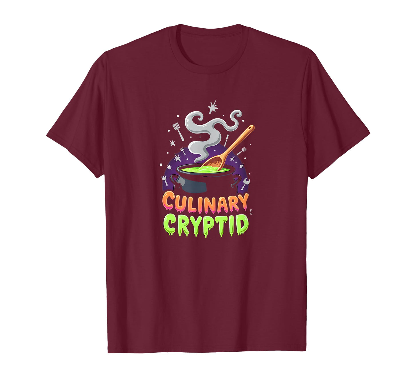 Halloween Food & Cooking: Culinary Cryptid Cauldron Magic T-Shirt